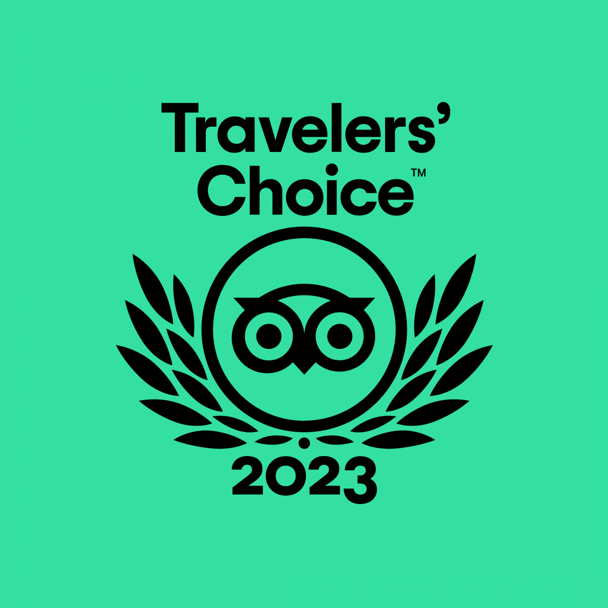 TripAdvisor Travelers Choice Award 2023 in 2023